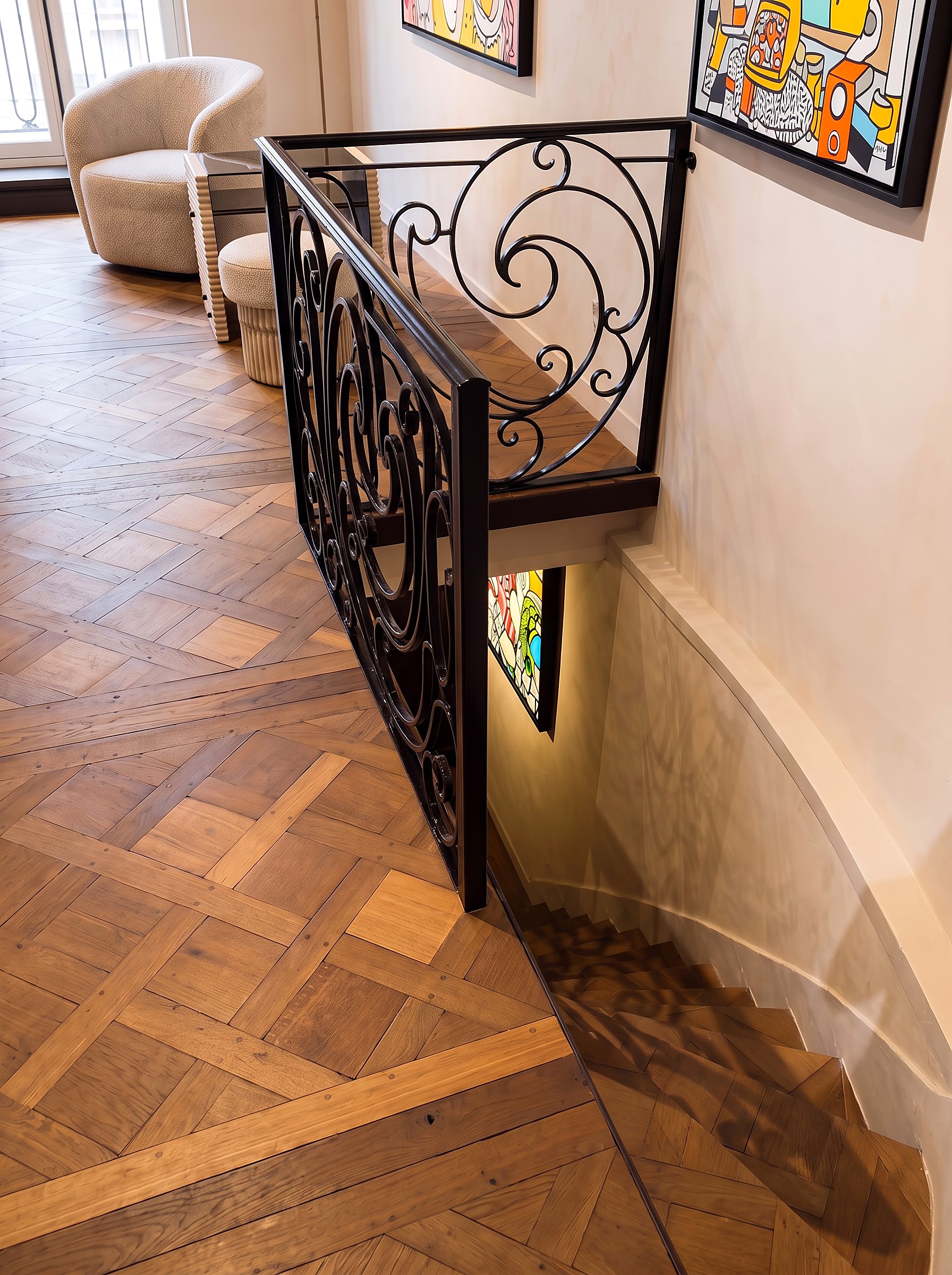 The staircase